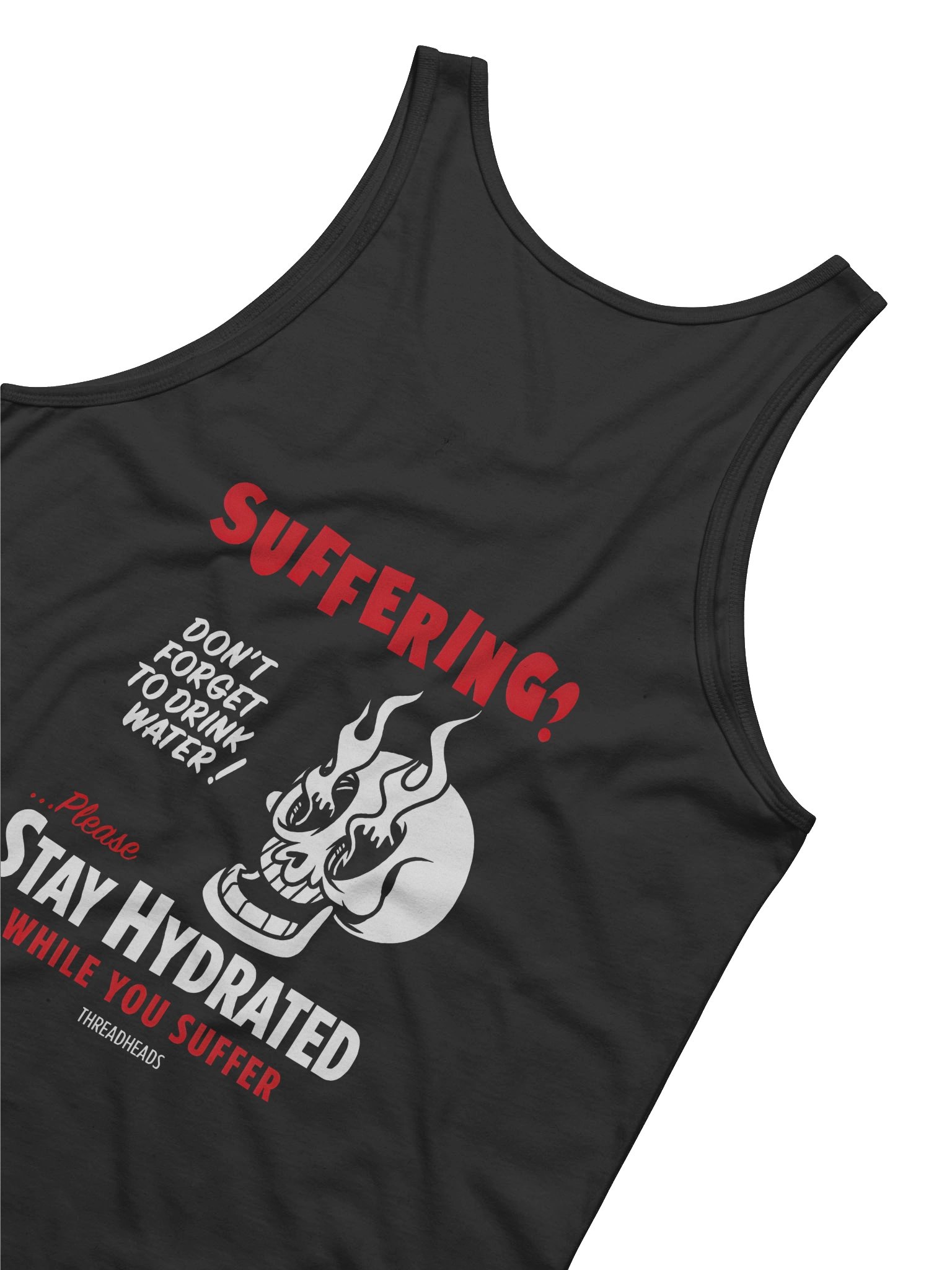 STAY HYDRATED WHILE YOU SUFFER – GRIMFAM TANKTOP/SINGLET #1 product image (6)