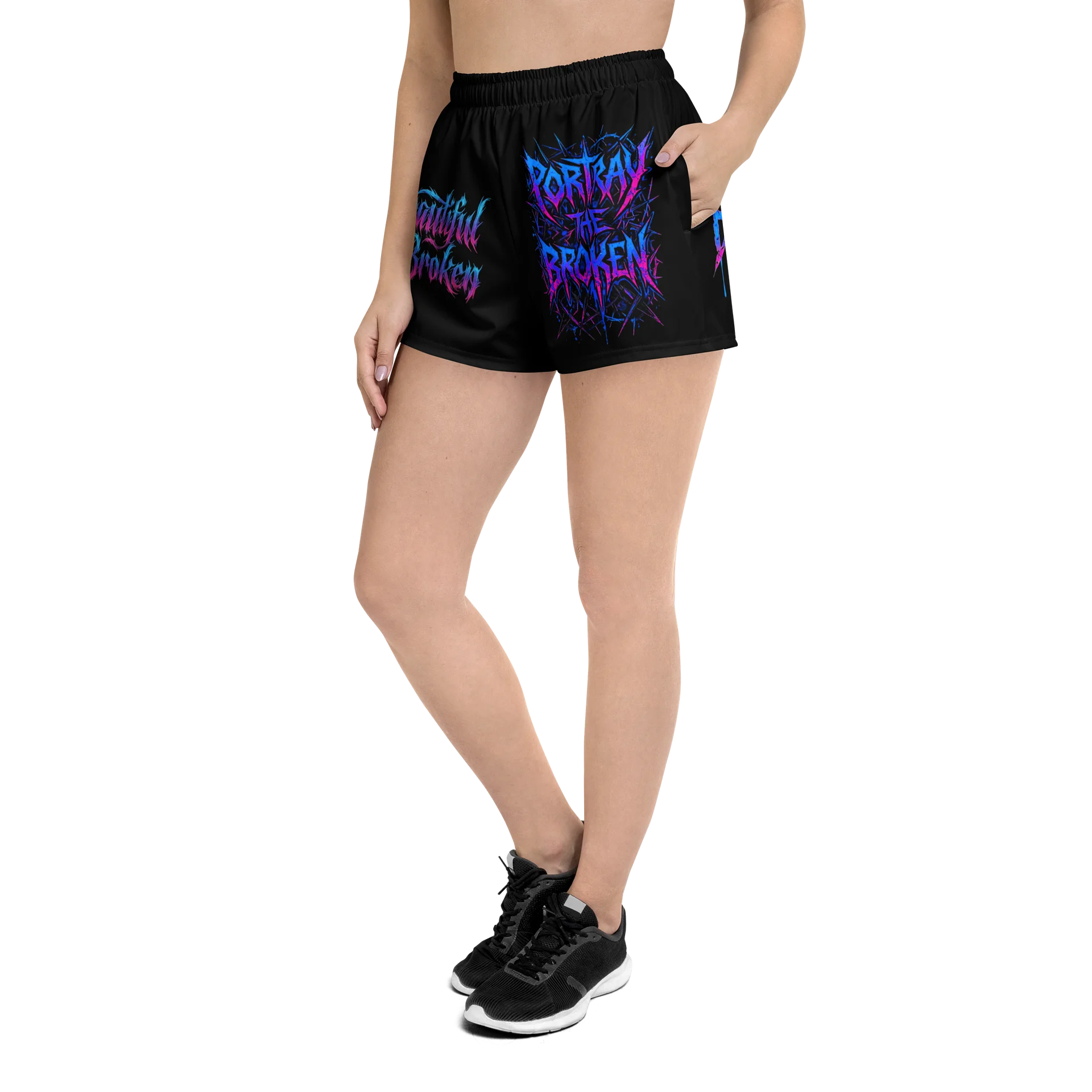 Portray the Broken Athletic Shorts product image (2)