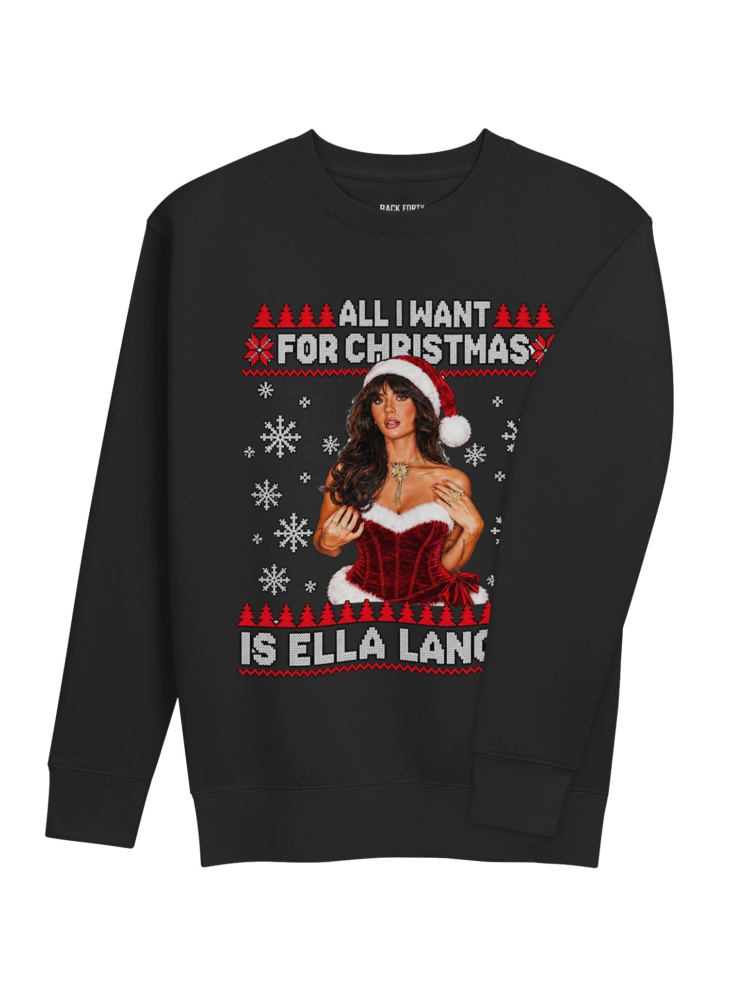 All I Want for Christmas Is Ella Langley™ Unisex Sweatshirt - Ugly Sweater Edition product image (4)