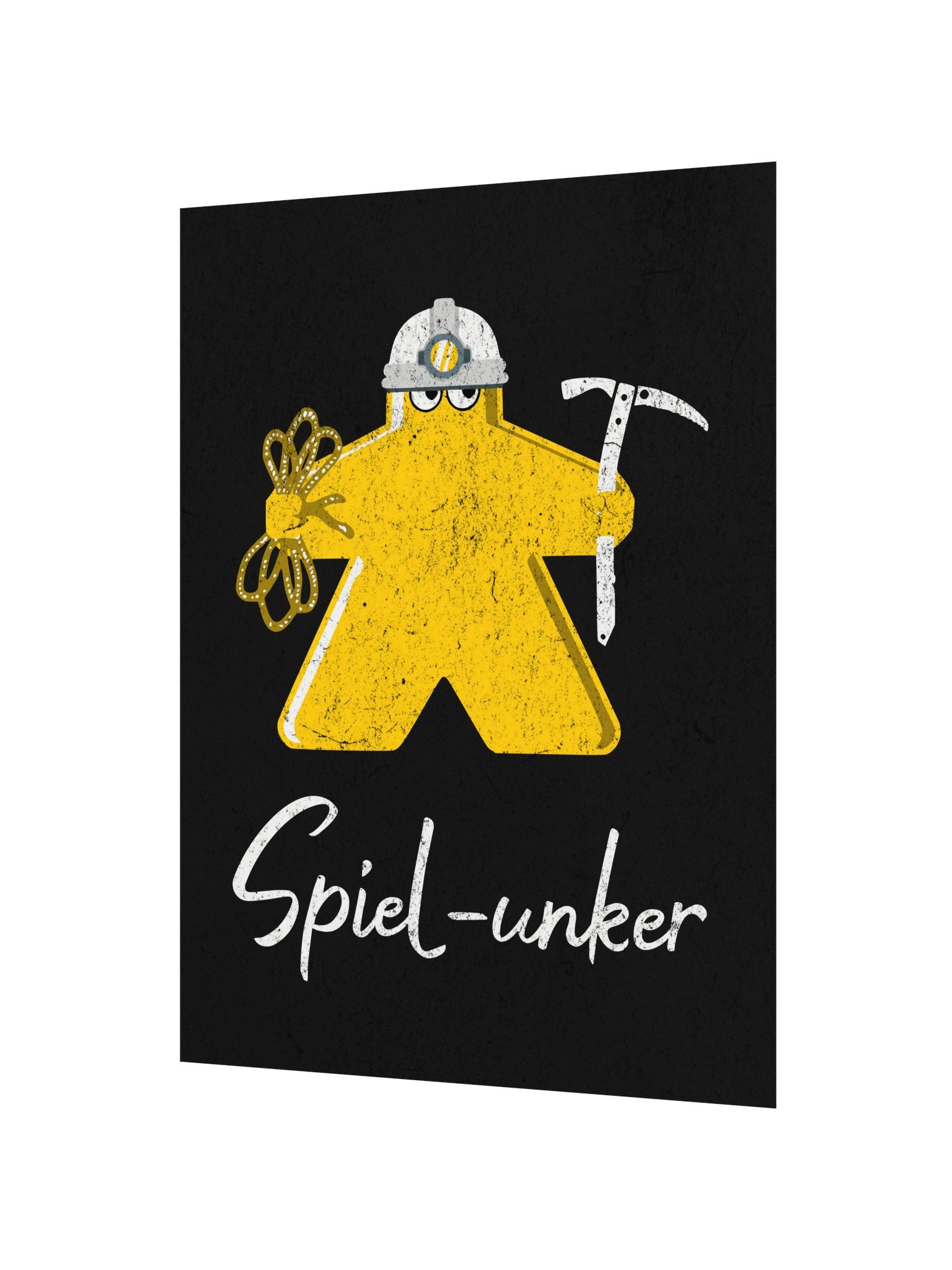 Spelunker Meeple Board Game Room Poster - UNFRAMED product image (2)