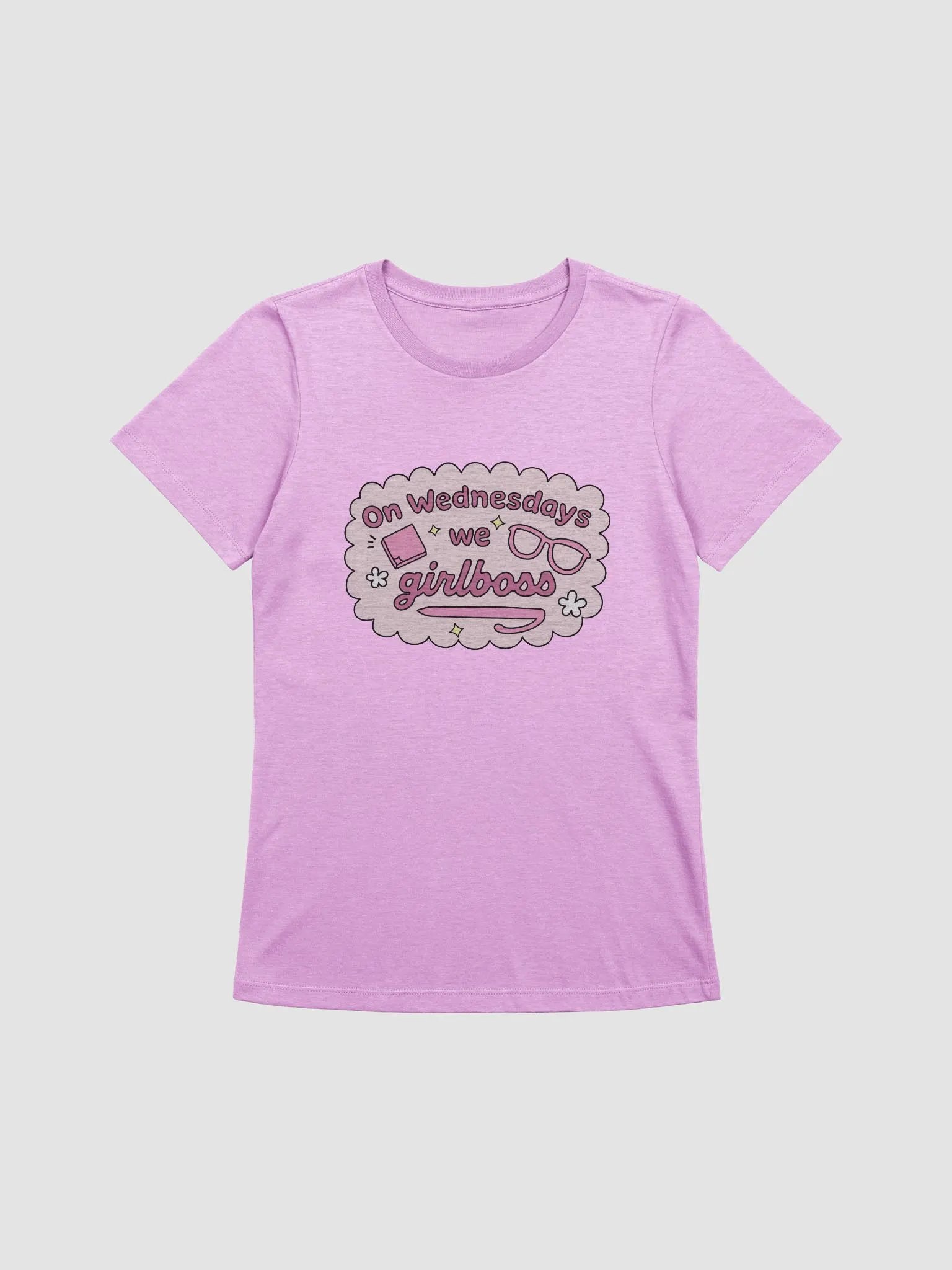 On Wednesdays, We Girlboss (Illustration Version) Women's Supersoft Shirt product image (2)