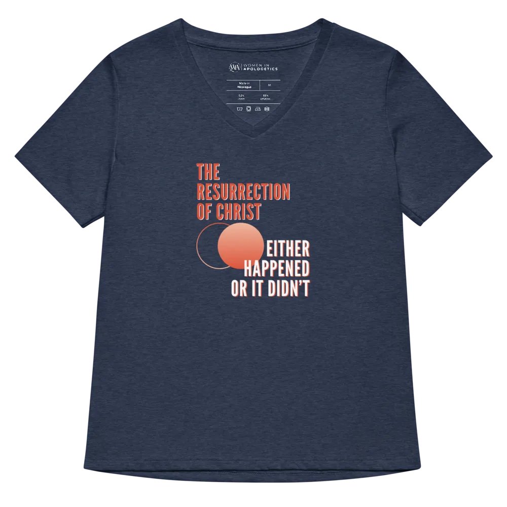 The Resurrection either Happened or It Didn’t V-Neck T-Shirt product image (6)