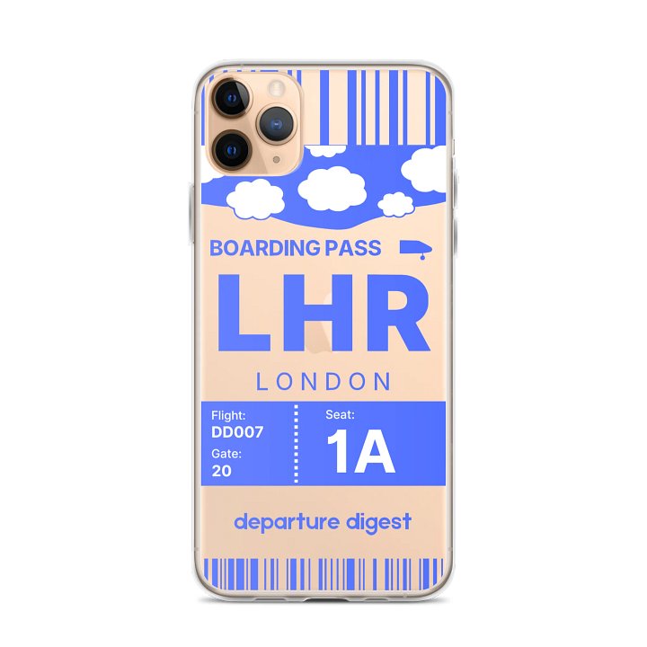 LHR: London Heathrow Boarding Pass Case (iPhone) product image (1)