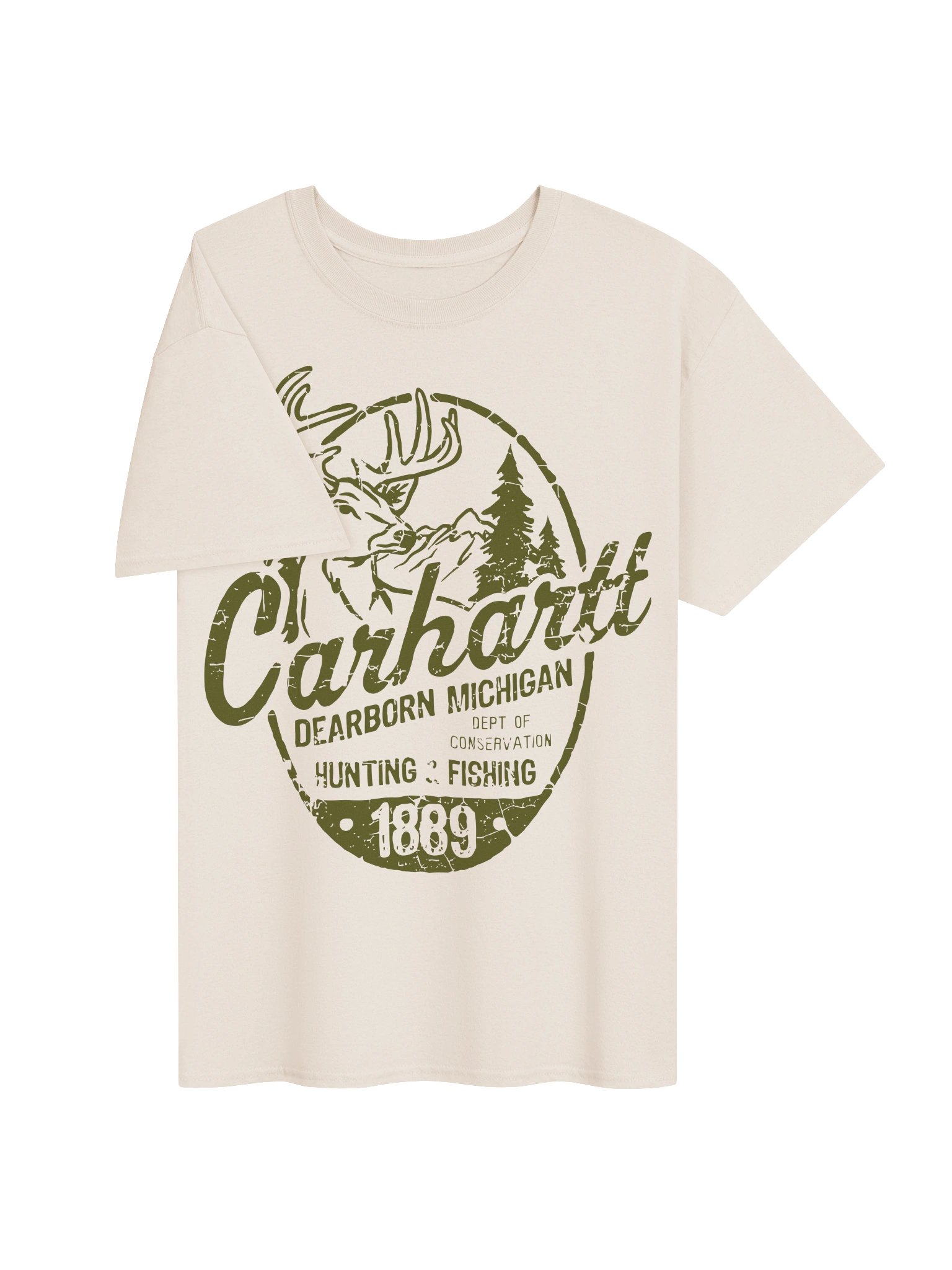 Carthage Vintage Hunting & Fishing T-Shirt – Michigan Outdoors Graphic Tee product image (28)