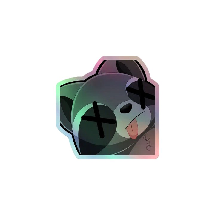 Ded Emote Holo Sticker product image (1)