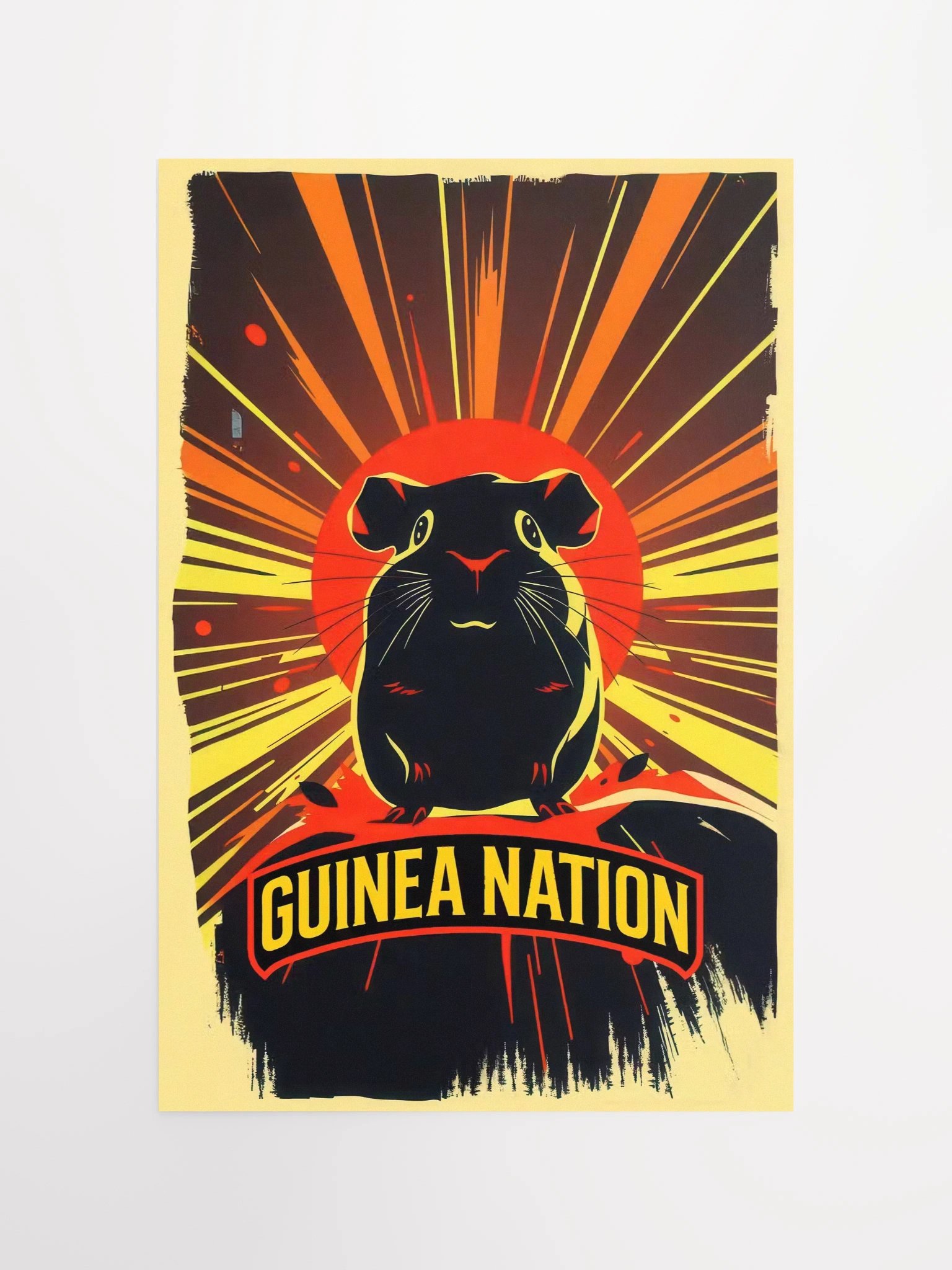 GUINEA NATION Vibrant Pop Art Matte Poster product image (4)