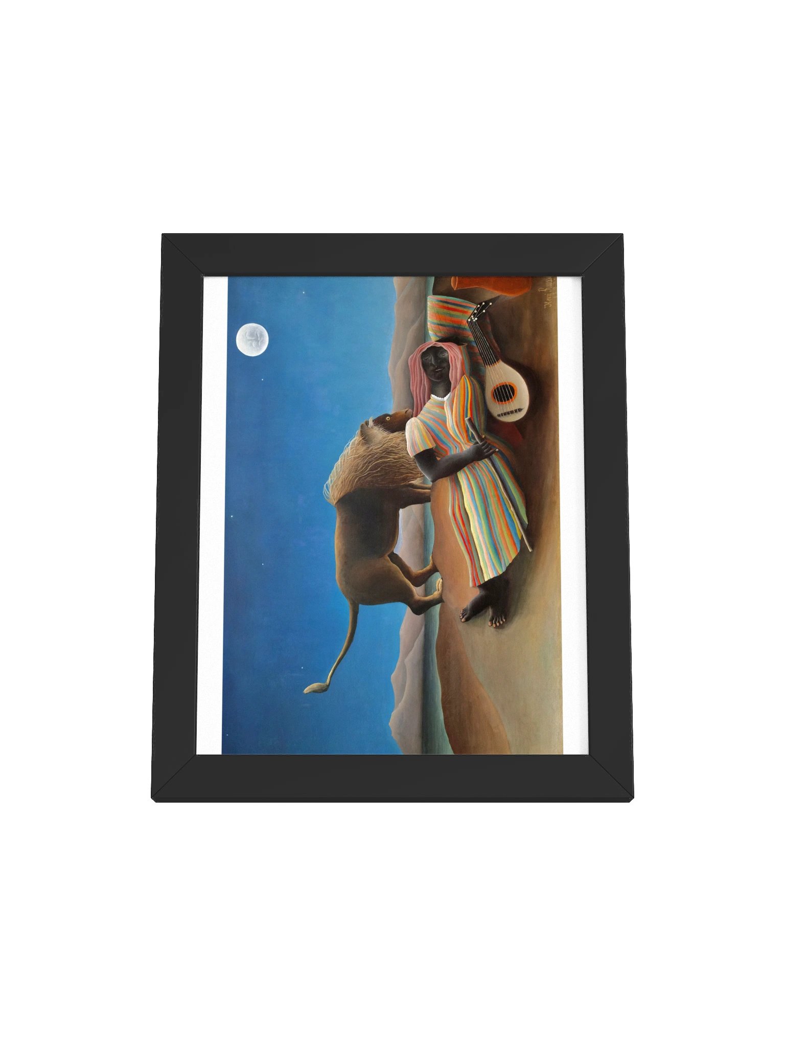 The Sleeping Gypsy — Small Framed Matte Poster product image (5)
