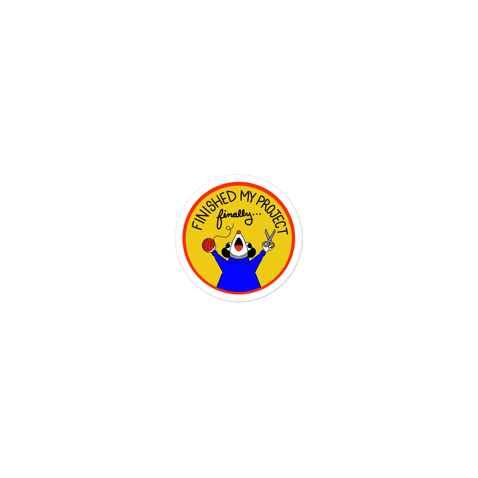 Trash Scouts GARBADGE: Finished My Project - Sticker product image (2)