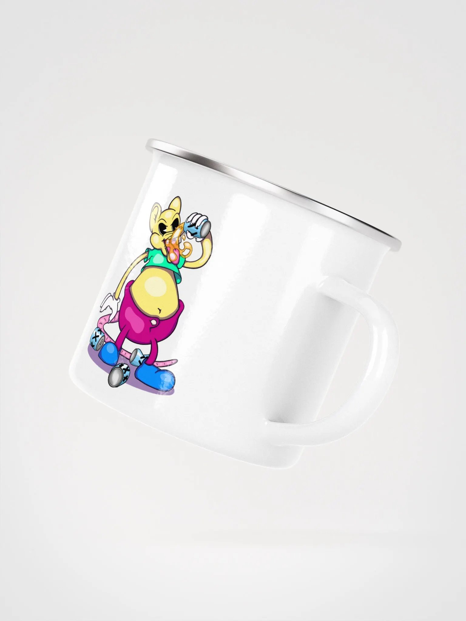 Drunk Rat Enamel Mug product image (3)