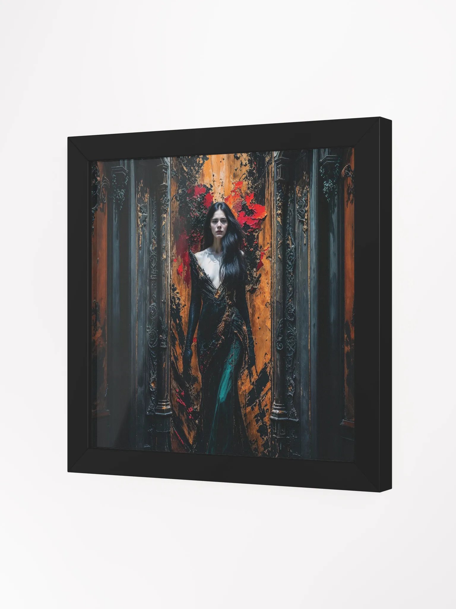 The Gilded Abyss Framed Print product image (13)