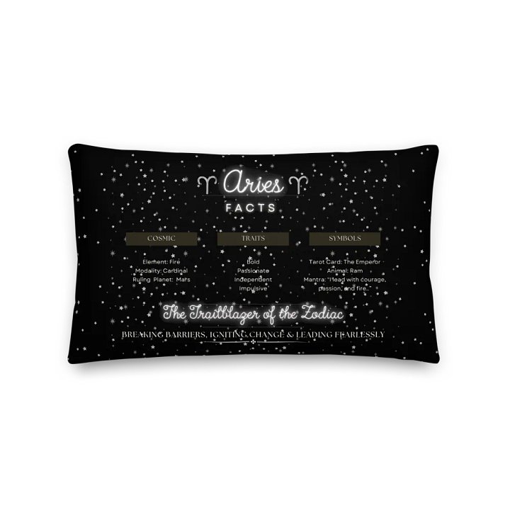 Aries 2025, Attributes, Pillow product image (2)