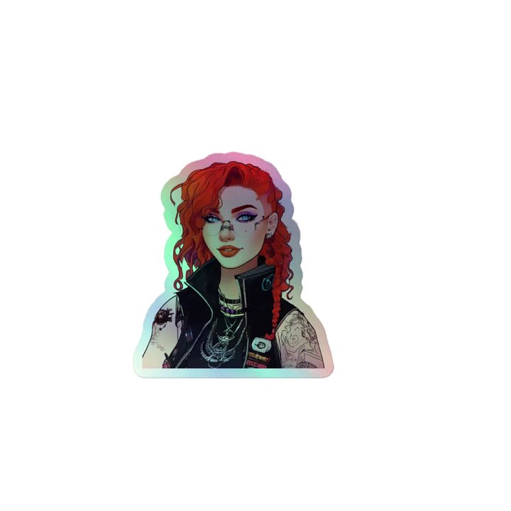 Holographic Anchor PNG sticker product image (1)