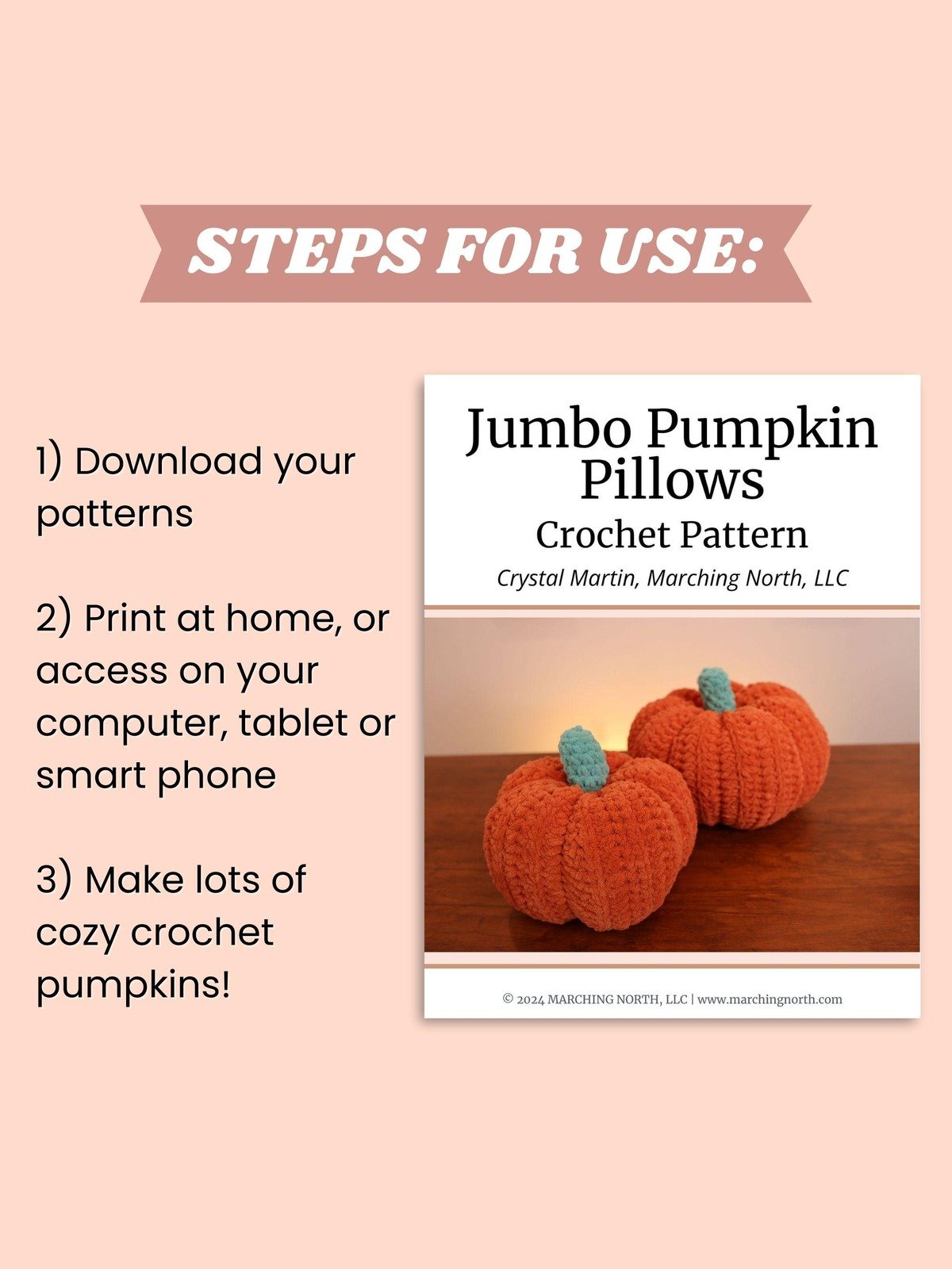 Crochet Pumpkin Pattern Bundle (Digital PDF Patterns) product image (6)