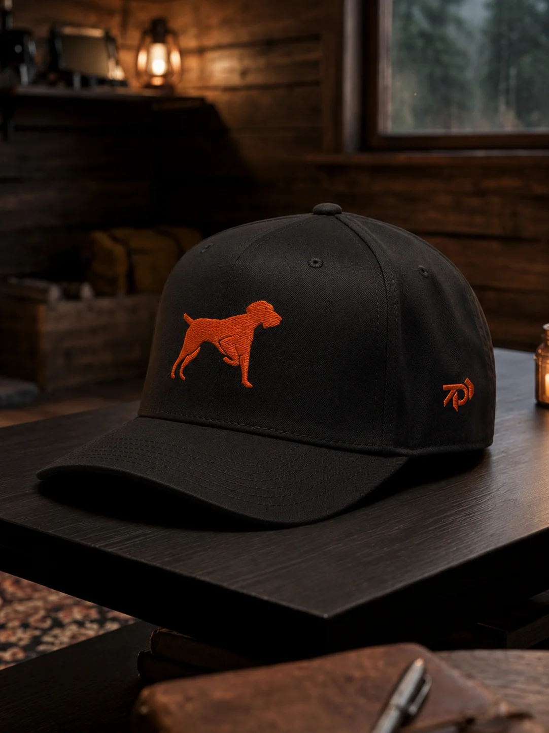 Midnight Pointing Dog Hunting Hat product image (1)