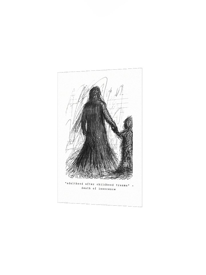adulthood after childhood trauma print product image (2)