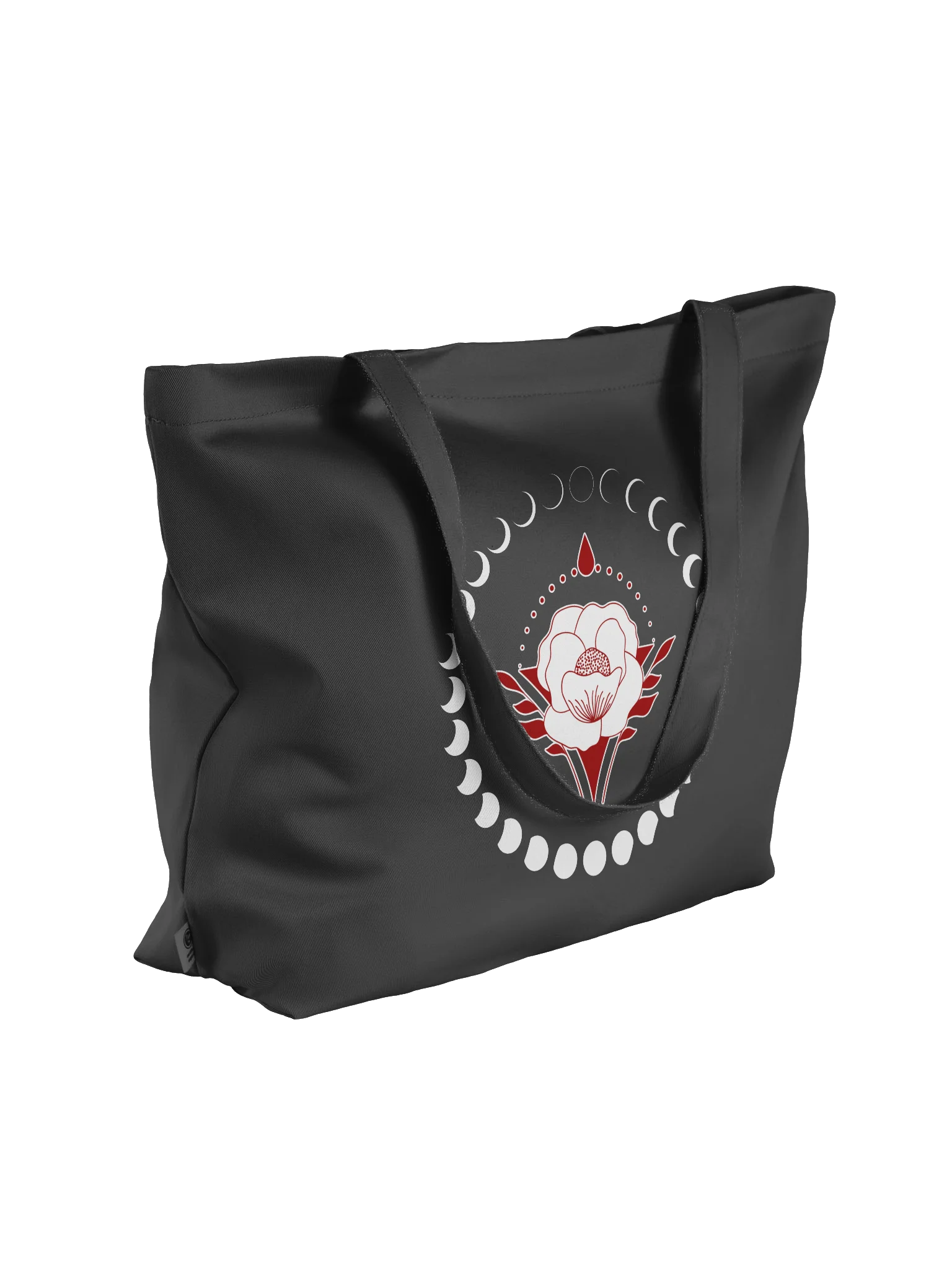 Organic Cotton Eco Tote Mystic Moon Blooming Rose product image (8)