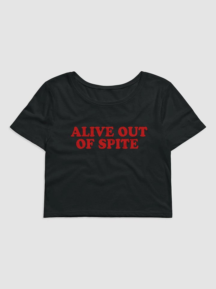 Spiteful Crop Top Baby Tee product image (2)