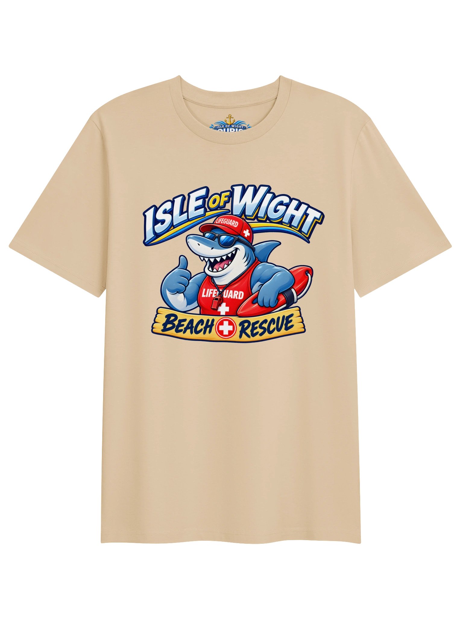 Isle of Wight Beach Rescue Shark T-Shirt product image (1)