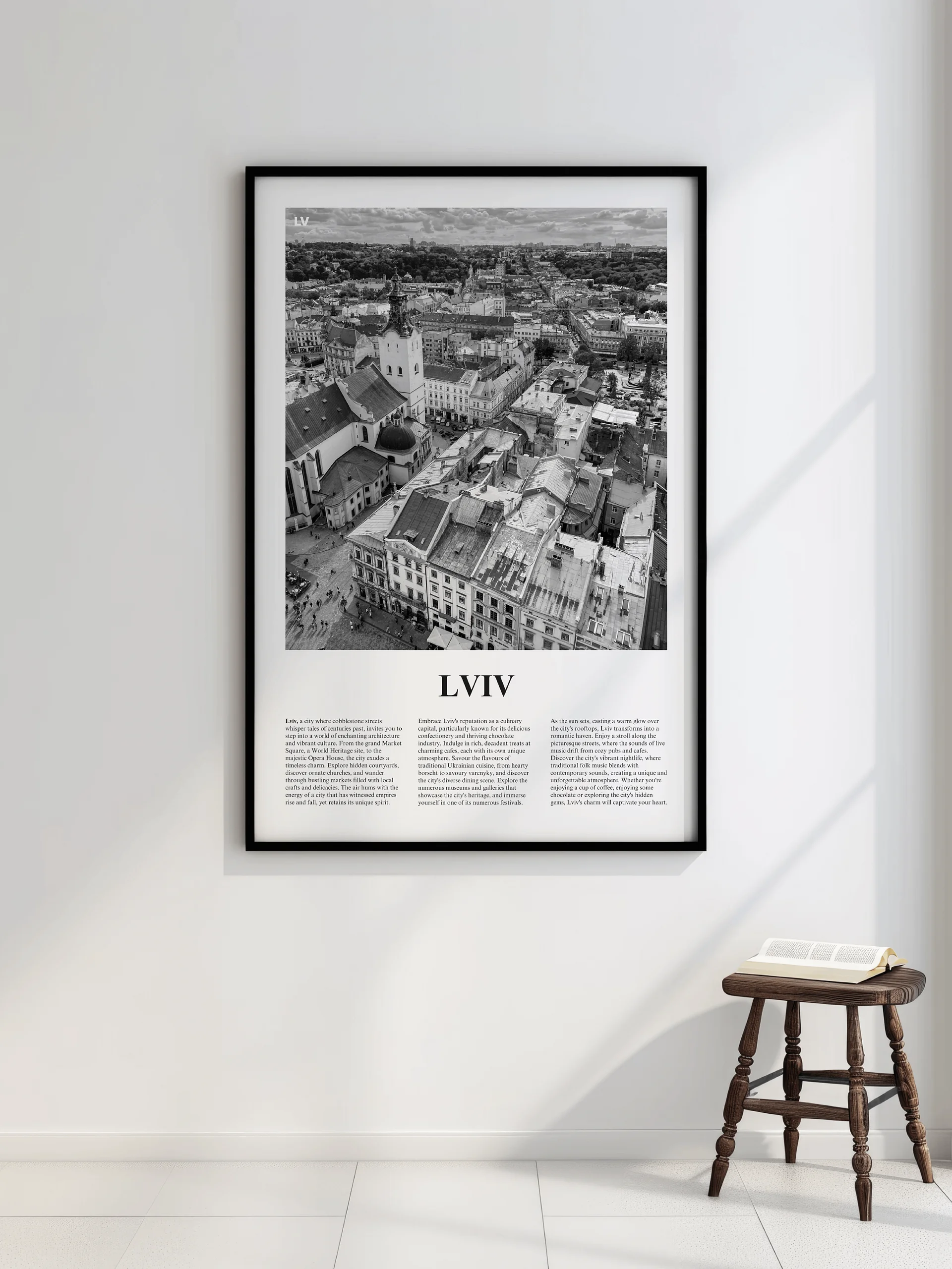 Lviv 01 Newspaper Poster | Framed product image (2)