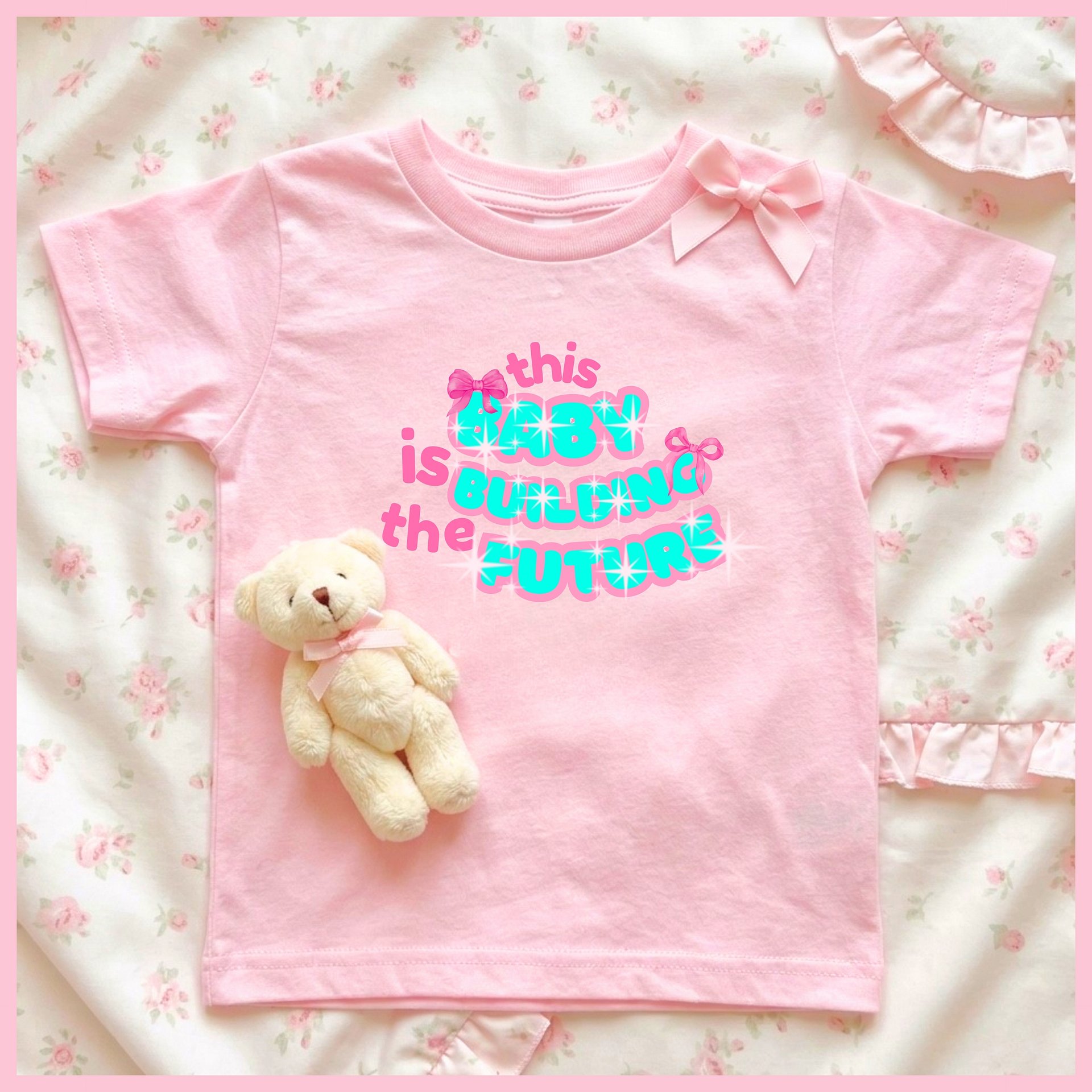 This Baby is Building the Future🩷Super Soft🪽T-shirt🩷 product image (1)