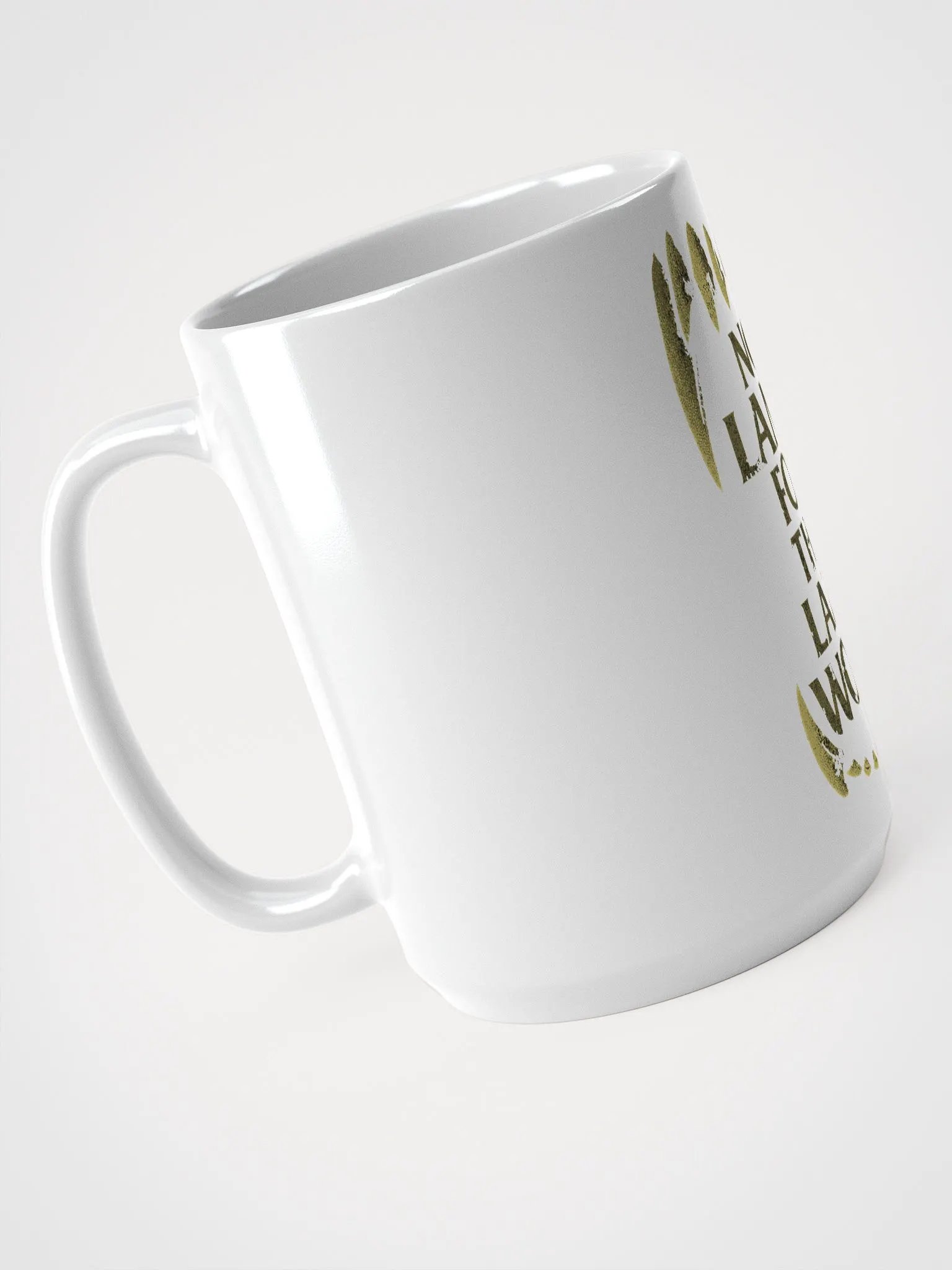 Wolf Wisdom White Glossy Mug product image (4)