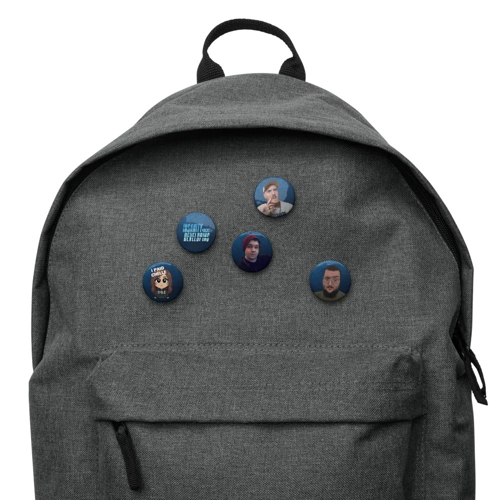 Insanity Developing Gang Button Pin Set product image (9)