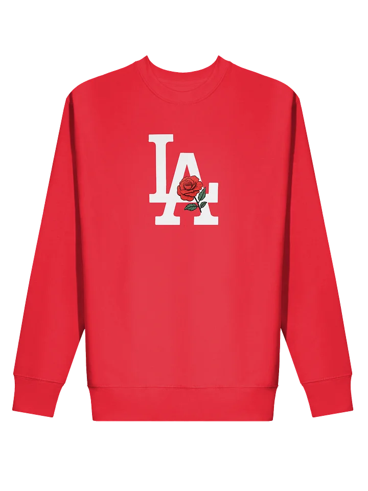 LA Red Rose Premium Crewneck Sweatshirt product image (2)