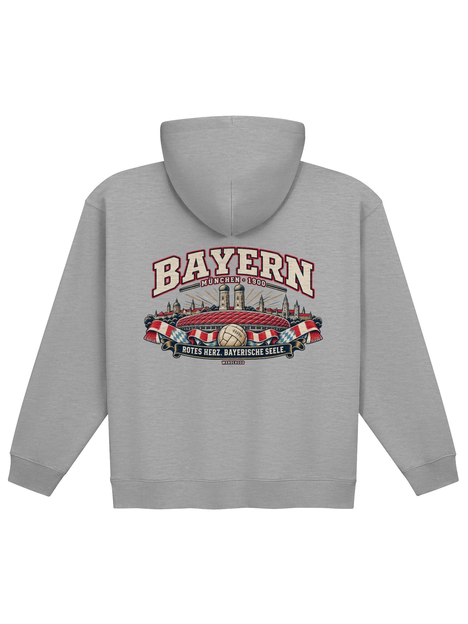 Bayern München Retro-Fußball-Hoodie | WanderOdd product image (27)