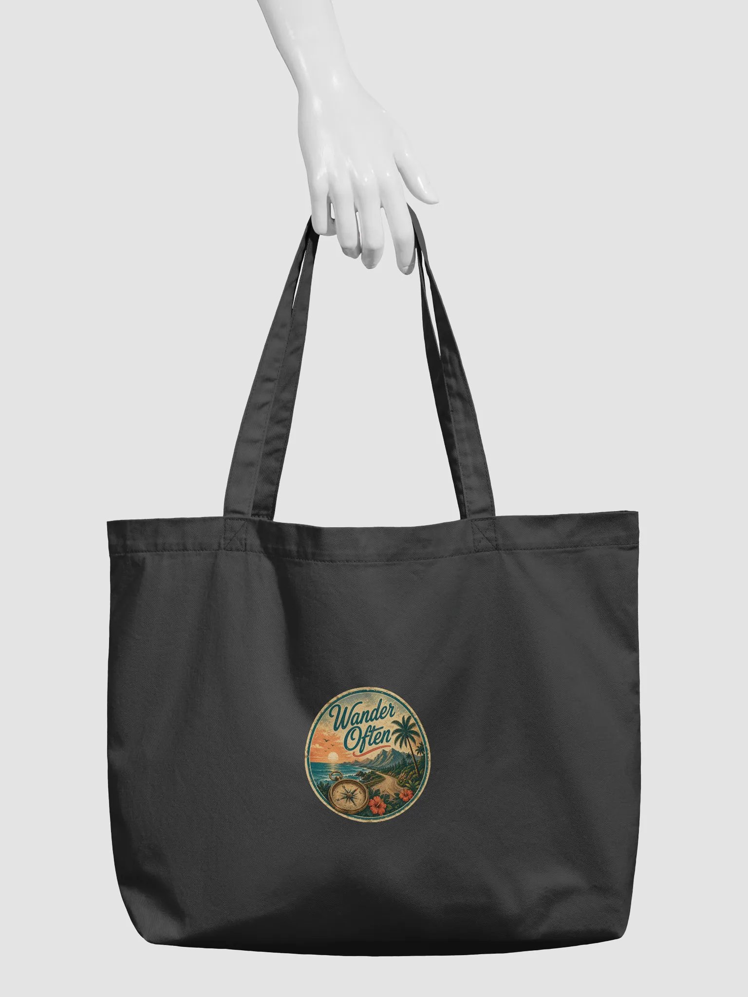 Wander Often™ Eco Canvas Tote Bag product image (3)
