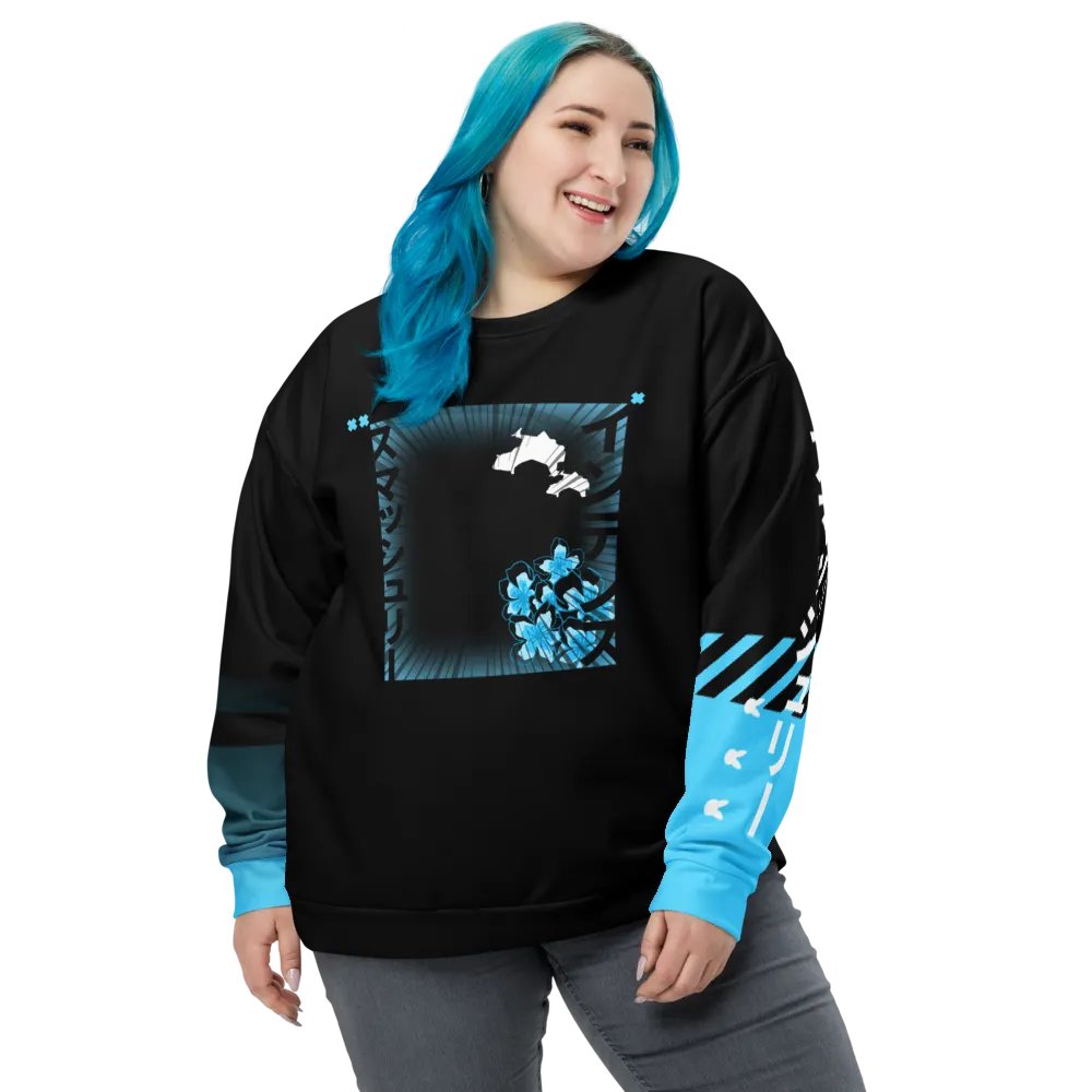SmashTech - Azure Blossom Sweatshirt product image (6)