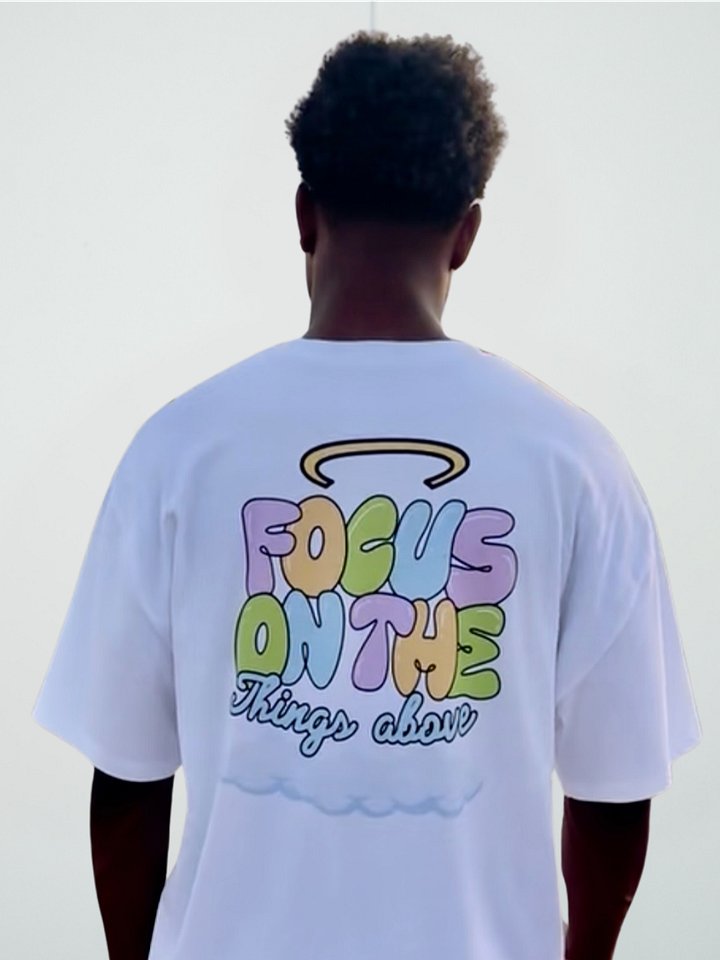 Through Christ Focus Tee – Colossians 3:2 product image (1)