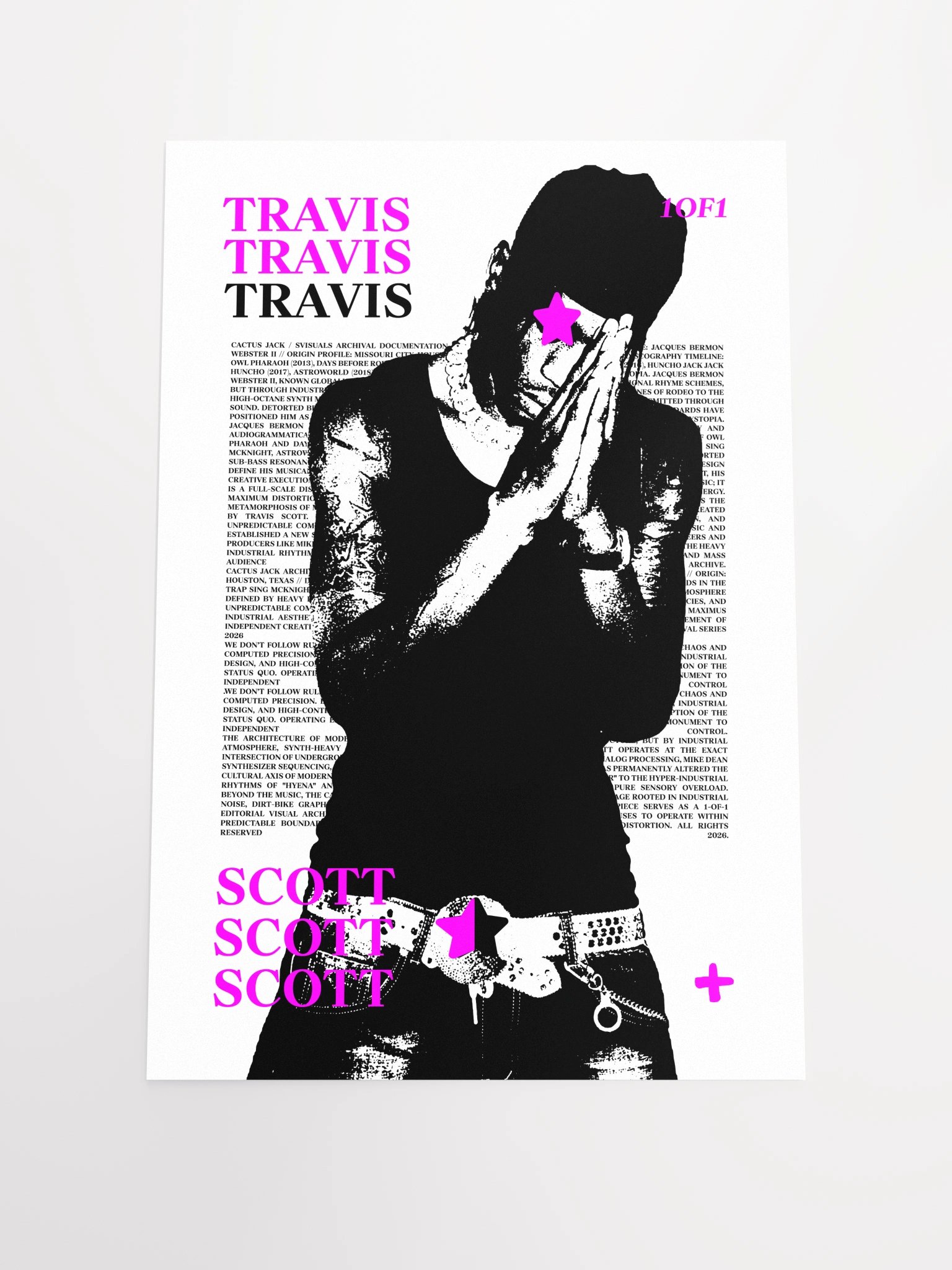 TRAVIS TRIBUTE POSTER product image (1)