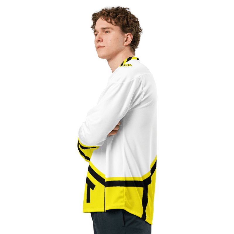 B-Team Sting Jersey - White And Yellow - Blank product image (8)
