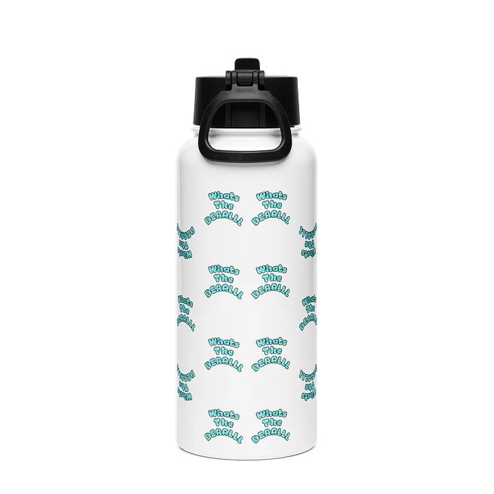 Emote Collage 32oz Water Bottle with Straw Top product image (2)