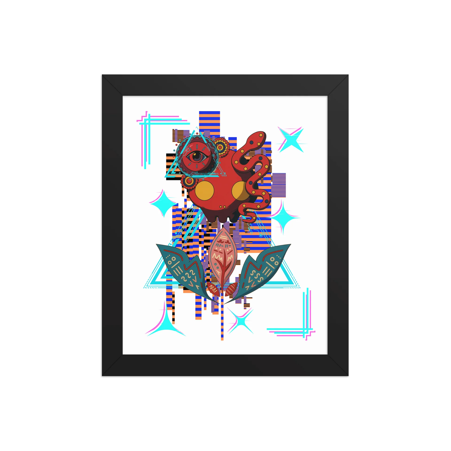 Cosmic Abstract Framed Poster product image (1)