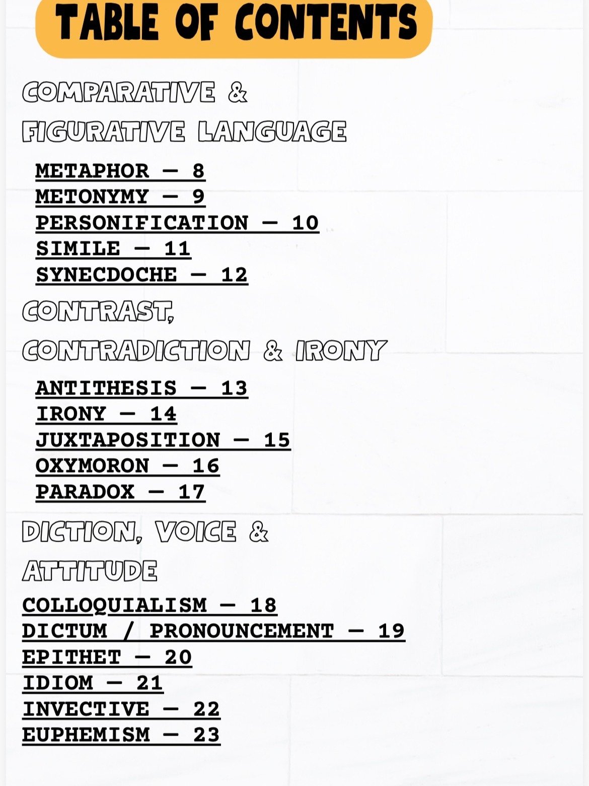 40+ Literary Devices for People who Love Rap, Literature & Annotation product image (2)