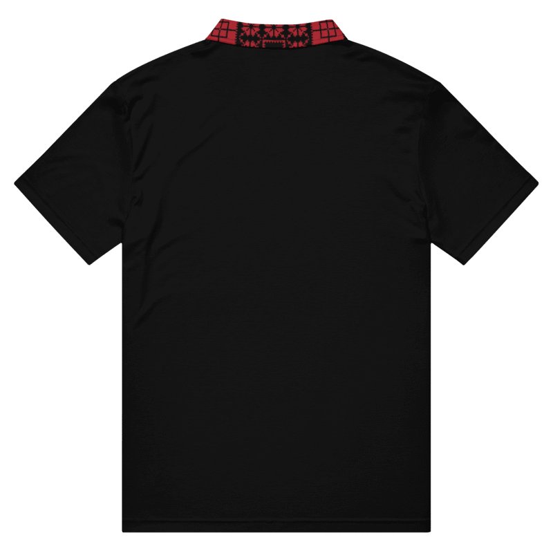 Red Tatreez Men's Slim Fit Polo product image (2)
