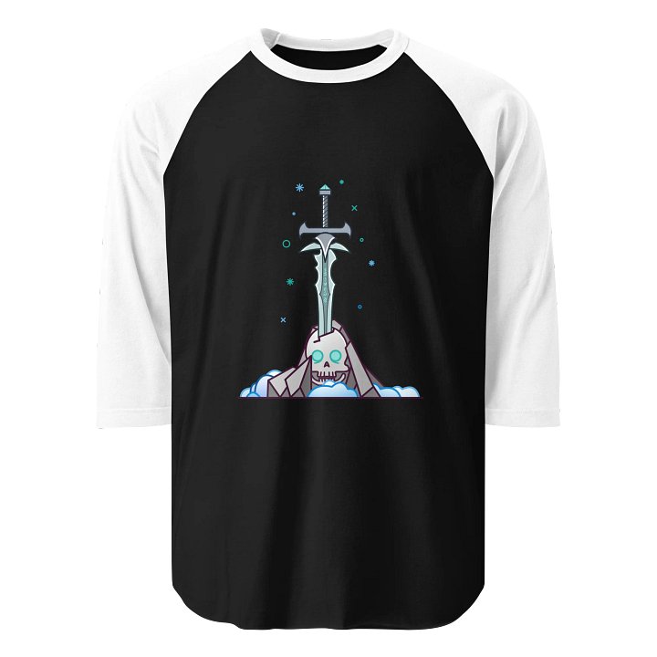 Sword in the Skull - Lich Variation - Baseball Tee product image (1)