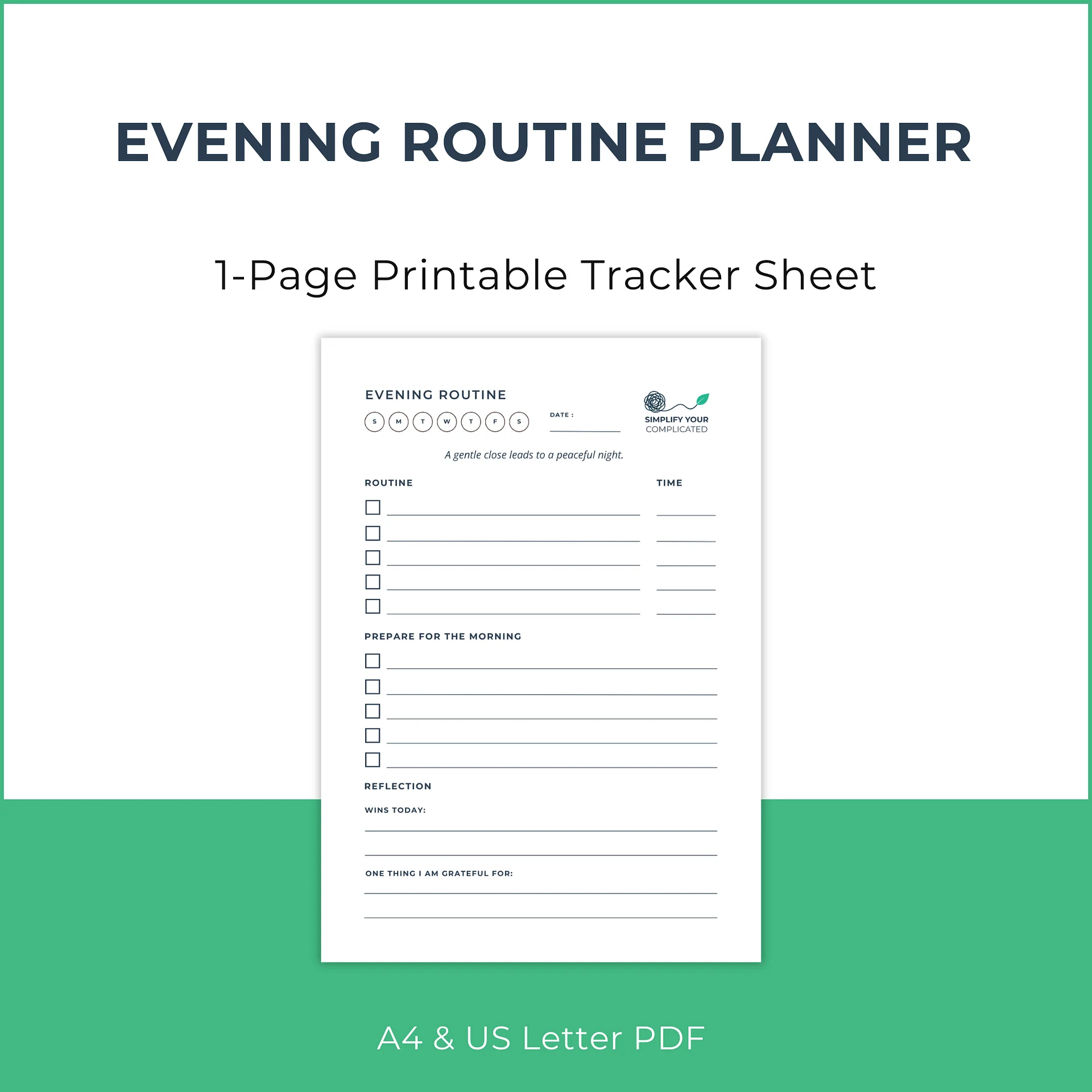 Evening Routine Planner product image (1)