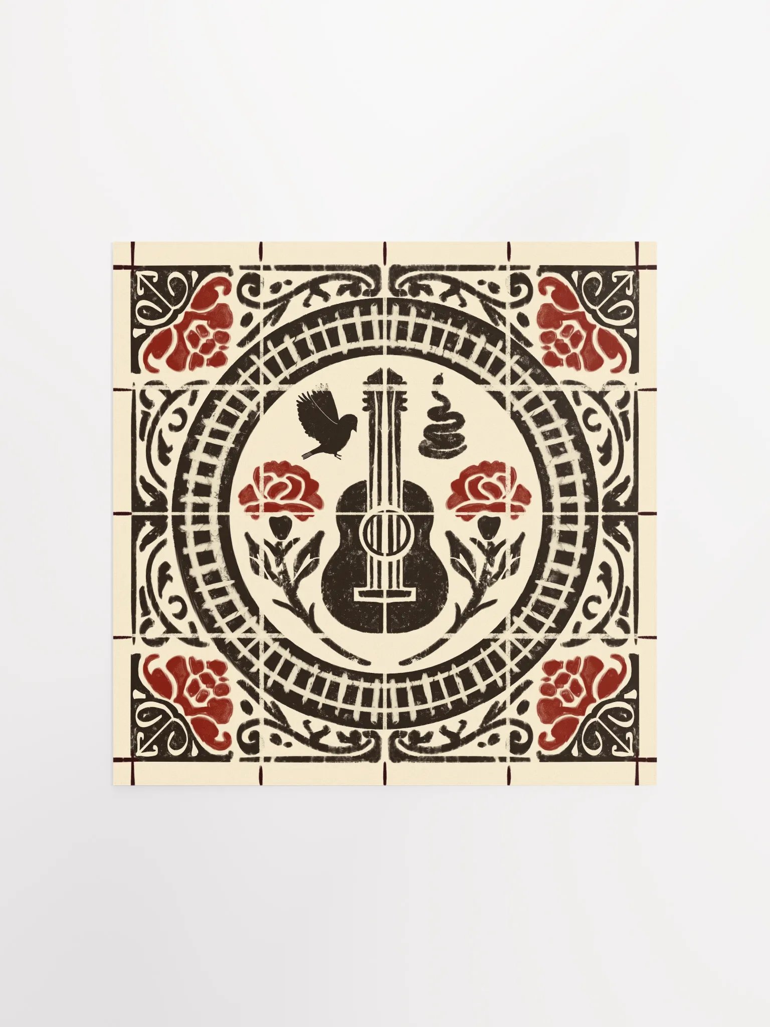 Hadestown Spanish Tile Poster – Enhanced Matte Broadway Folk Mythology Print product image (4)