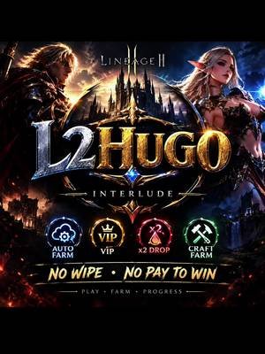 🔥 **L2HUGO INTERLUDE — YOUR NEXT ADVENTURE STARTS HERE!** 🔥 ⚔️ Tired of servers that wipe your progress? Looking for a server where farming, crafting and PvP really matter? Welcome to **L2HUGO** — build your character, upgrade your gear, join a clan and fight your way to the top! 💎 **WHY CHOOSE L2HUGO?** ⚡ AUTO FARM   👑 VIP SYSTEM   💰 x2 VIP DROP   ⚒️ CRAFT FARM SYSTEM   🔥 CUSTOM FARM ZONES   🏰 EPIC BOSSES & REWARDS   ⚔️ MASSIVE PvP & CLAN WARS   🎯 CONTINUOUS UPDATES & NEW CONTENT   ✅ **NO WIPE — YOUR PROGRESS MATTERS!**   ✅ **NO PAY TO WIN — PLAY FAIR, FIGHT HARD!**   ✅ FARM • CRAFT • UPGRADE • DOMINATE! 🌍 Players from around the world are welcome. Build your team, gather your clan and prove your strength on the battlefield! 🚀 **YOUR LEGEND STARTS NOW!** 🌐 Website: https://l2hugo.eu/ 📢 Join us, invite your friends and become part of the L2HUGO community! ⚔️ **L2HUGO — PLAY. FARM. PROGRESS. CONQUER.** ⚔️ #L2HUGO #Lineage2 #Interlude #L2PrivateServer #PvP  @sifurio @INEVITABLE @'Μπιλης Χ' @VasilisB @n0snti @CrisleR @⚡️𝐆𝐨𝐨𝐟𝐲⚡️ @L2Servers 