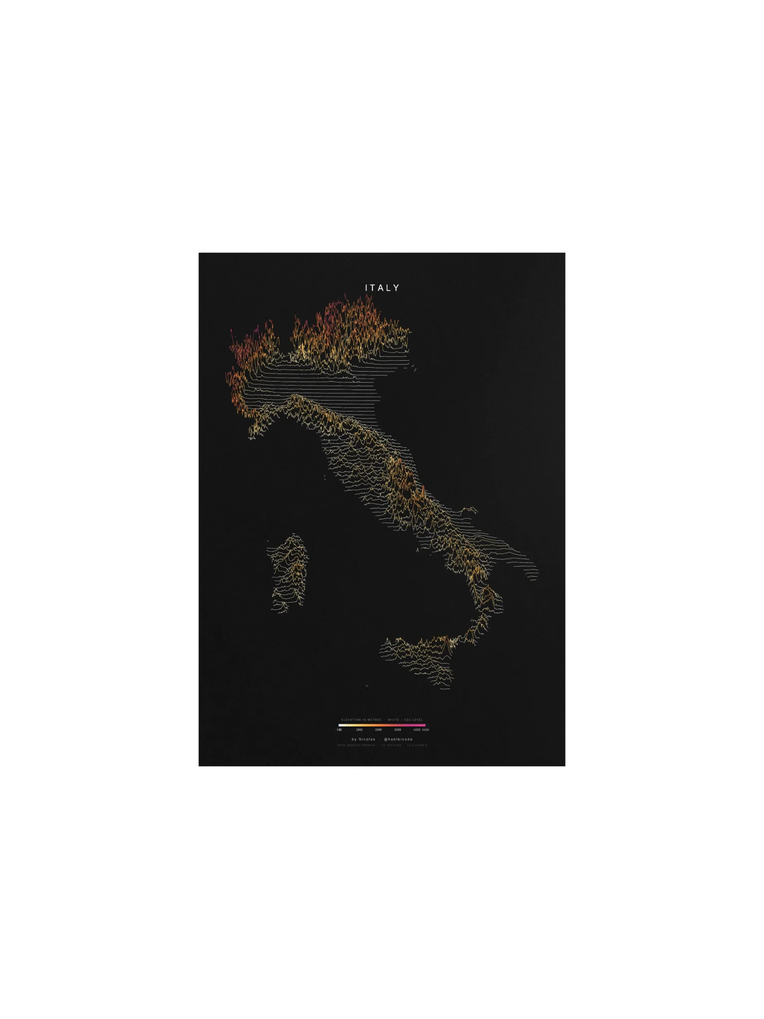 Ridgeline Poster - Italy product image (1)