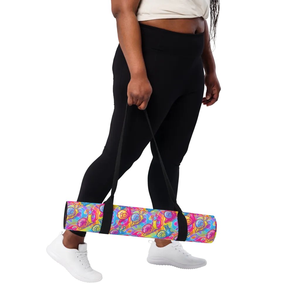 Pan Snails Yoga Mat product image (1)