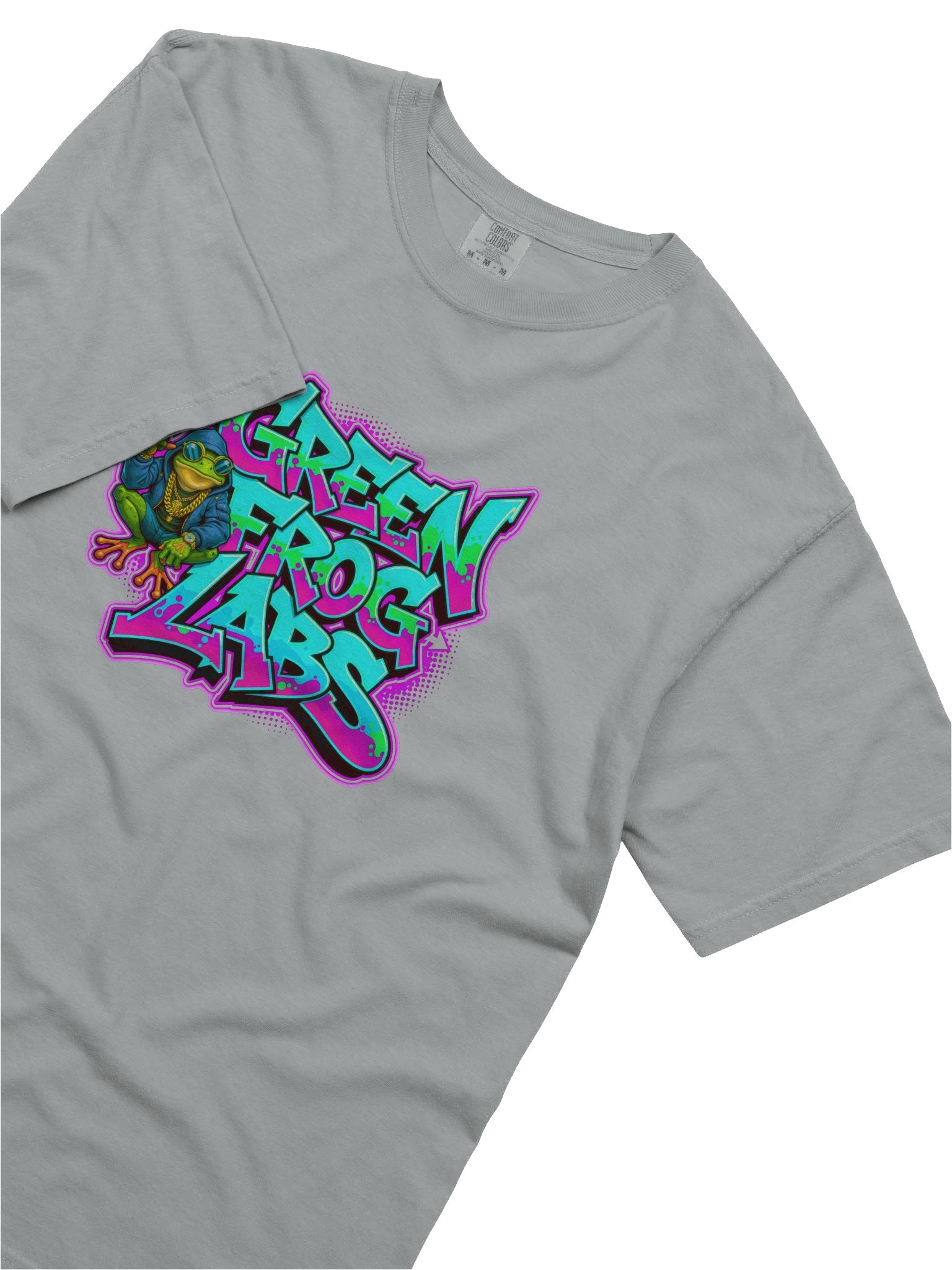 Green Frog Labs Graffiti Logo - Neon Frog Scientist Tee product image (5)
