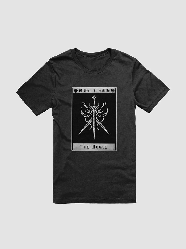 Rogue Shirt, Grunge Tarot-Inspired Roleplaying Class Symbol Tee product image (11)