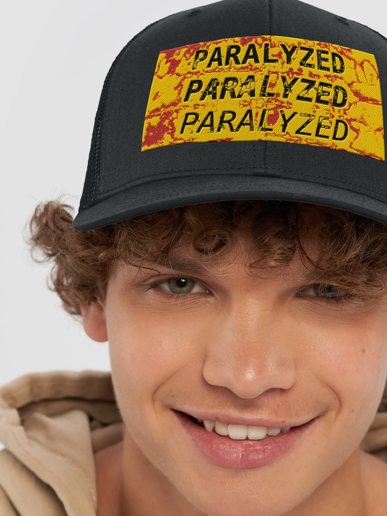 PARALYZED HEAT WAVE TRUCKER HAT product image (8)