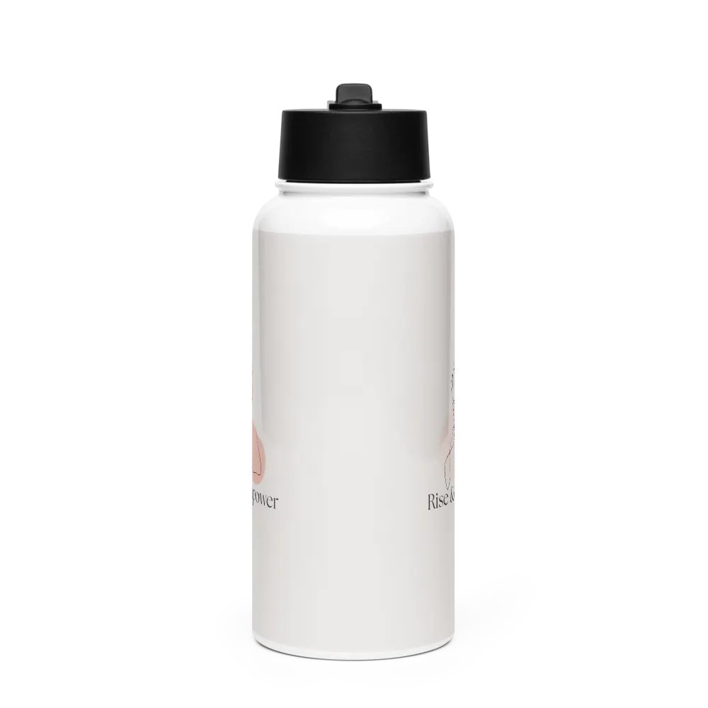 Stainless Steel Water Bottle with a Straw Lid SWFB0120 product image (3)
