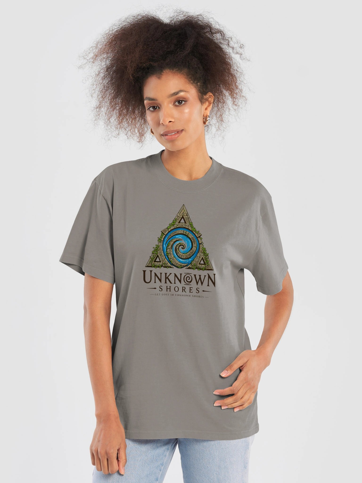 Unknown Shores Fantasy Logo Oversized Tee product image (19)