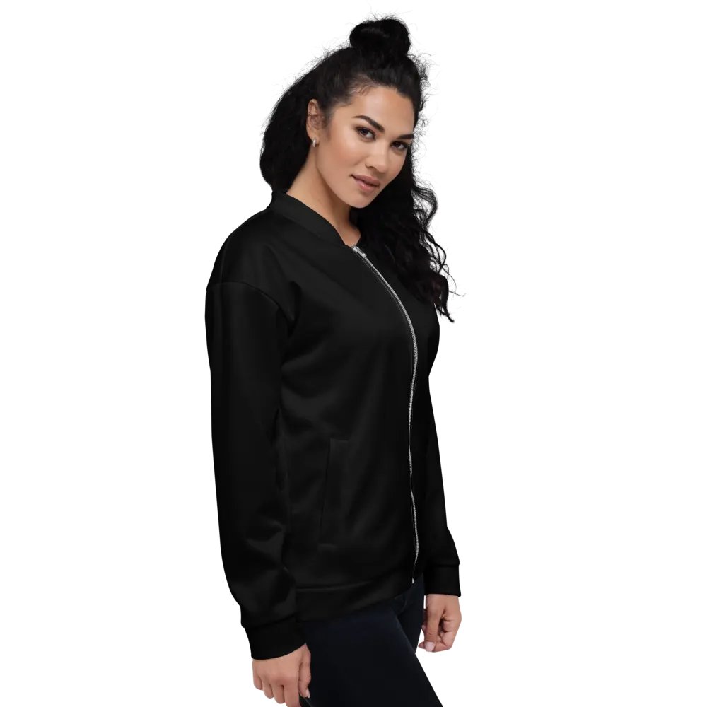 Pure Black Bomber Jacket product image (1)