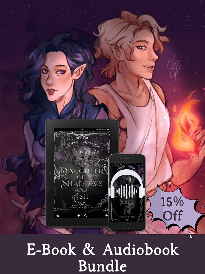 Daughter of Shadows and Ash E-Book & Audiobook Bundle product image (1)